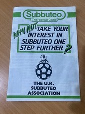 SUBBUTEO LA PARTITA DI CALCIO