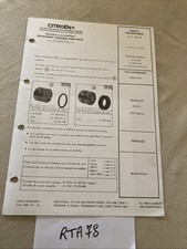 Citroën note information 1979