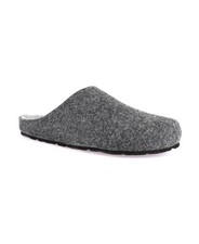 GRUNLAND LOCO CB2019 asfalto cenere grigio ciabatte pantofola uomo feltro re-sof