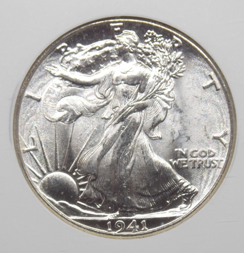 1941 walking liberty mezzo - "p",