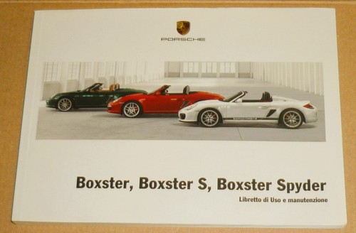 Uso manutenzione porsche - manutenzione, (987)