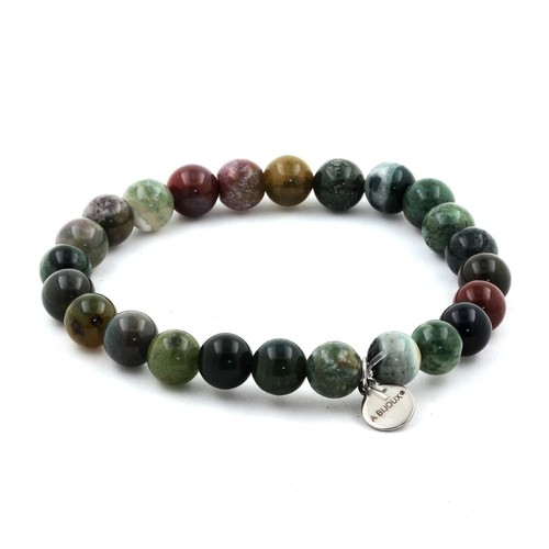 Bracciale perle agata indiana - perle,