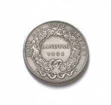 Medaglia commemorativa arte restrittiva Ludwig I Bavaria Landtag 1834
