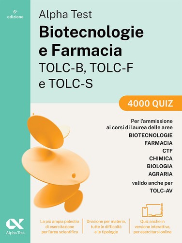 Alpha test biotecnologie e - biotecnologie,