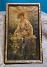 Antico dipinto olio originale