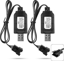 2x Caricabatterie USB 7,4V 2S