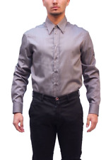 CAMICIA 113€-70% ARMANI COLLEZIONI UOMO H2141 L18347 RIGHE ult.mis.disp L/XL A/I