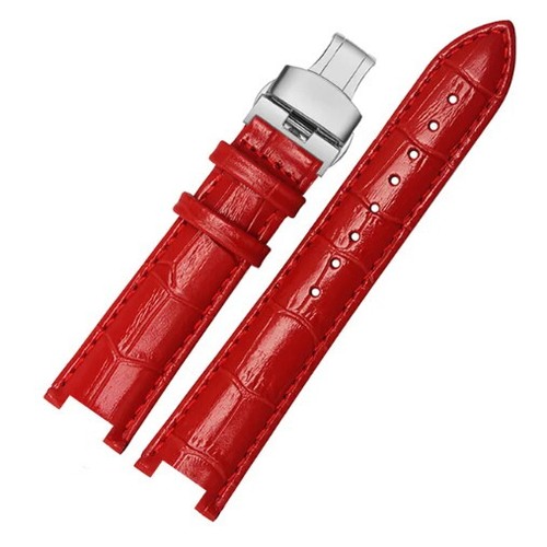 Cinturino orologio pelle rosso