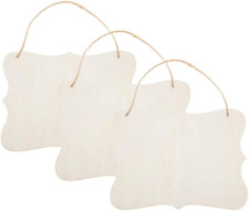 3pz Insegna Legno Non Finita