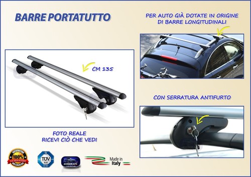 Barre portatutto per kuga ii - portatutto,