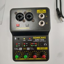 SONICAKE Professional Mixing Console - USB Audio - 2 Channel - NEW