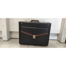 BORSA PILOTA NERA PELLE - NIJI