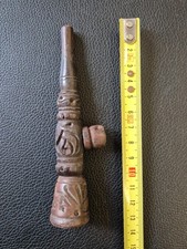 Antica pipa oppio legno - antica,