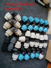 raccordi a compressione per tubi plastica diametro 20 mm e diametro 25 mm