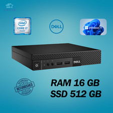 PC DESKTOP DELL 9020 MINI INTEL I7 RAM 16GB SSD 512GB WIN 11 PRO RICONDIZIONATO
