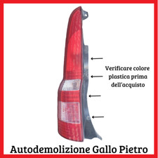 Stop luce faro fanale posteriore SX sinistro usato FIAT Panda 169 1.2 2005 2007