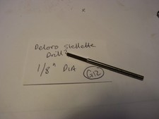 DELORO STELLETTE DRILL 1/8