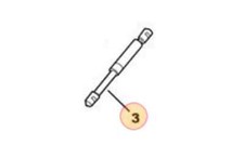 (153) COFANO EQUILIBRATORE COFANO MOTORE 106 RESTYLING  ORIGINALE PEUGEOT 792506