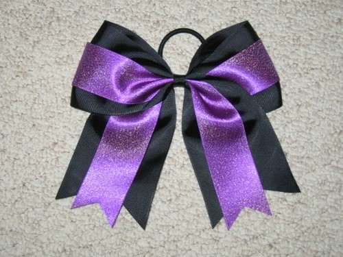 Nuovo black purple glitter - "black,