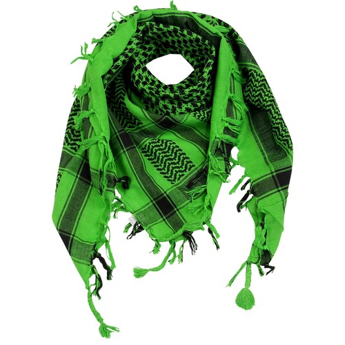 Kefiah verde chiaro nera - verde,