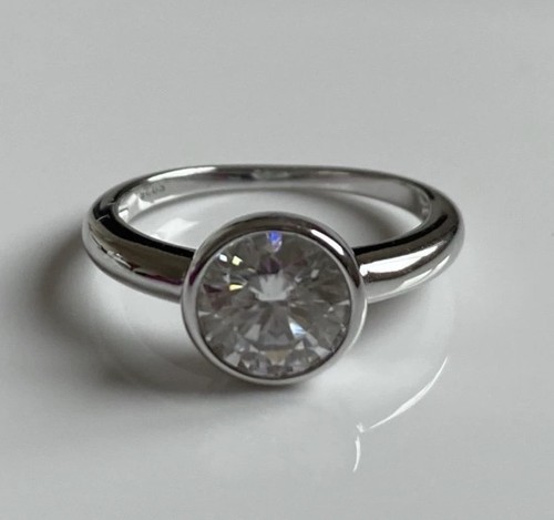 Anello solitario argento - solitario,