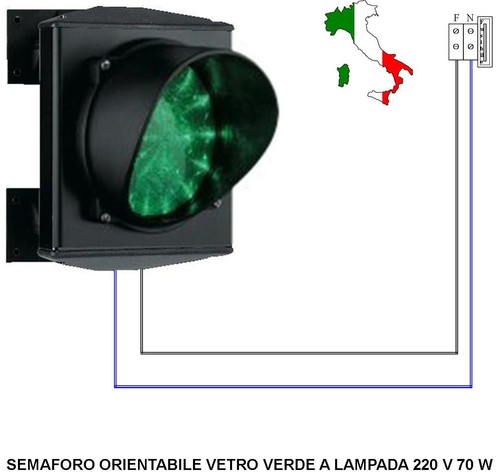 Semaforo luce verde lampada - semaforo,