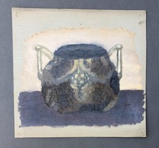 Natura morta, olio su cartone