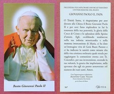 Santino Holy Card: Beato