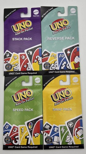 Mattel uno add packs set - uno, di