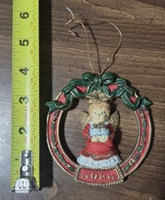 Corona angelo in resina NOEL
