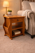 Vintage Wood Coffee Side Table