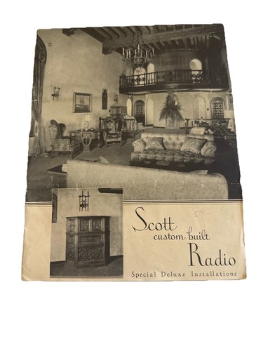 1940 scott radio - e.h.,