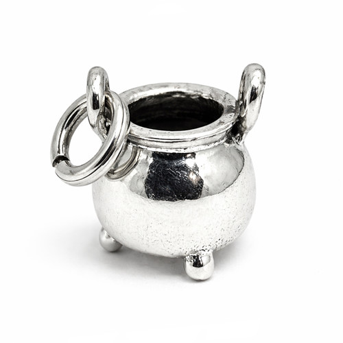Calderone charm argento - 3d,