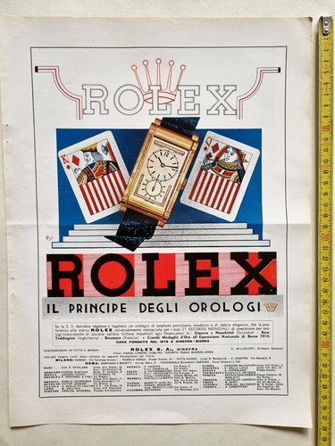 Rolex vecchia pubblicità - vecchia, 1936