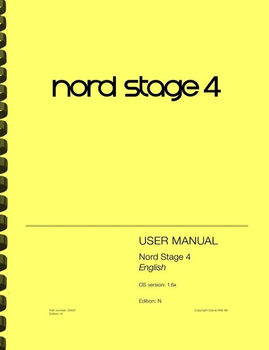 Nord stage tasti tastiera - 88,