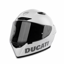 Casco Ducati Logo white by