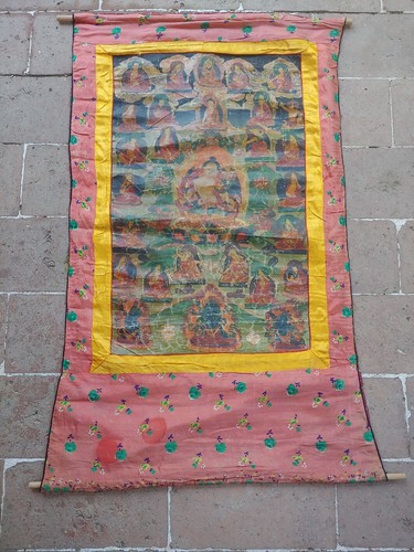 Antico thangka tibet - antico, tibet-nepal