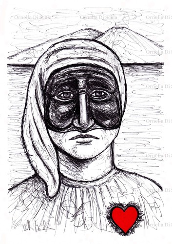Pulcinella maschera napoli - maschera,