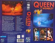 VHS Queen At Wembley 1990  Brian May Freddie Mercury John Deacon Roger Taylor
