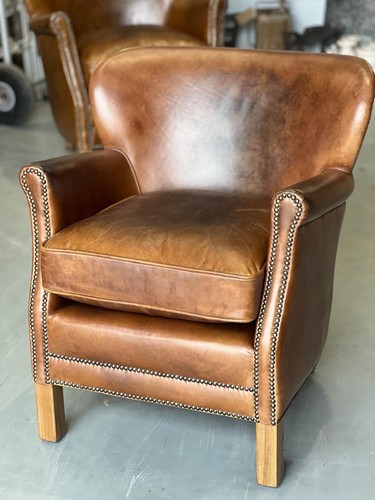 Sedia pelle accogliente - sedia,