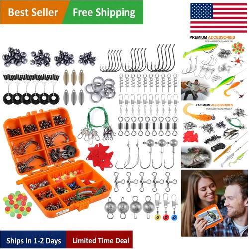 Fishing tackle box with - fishing, 212