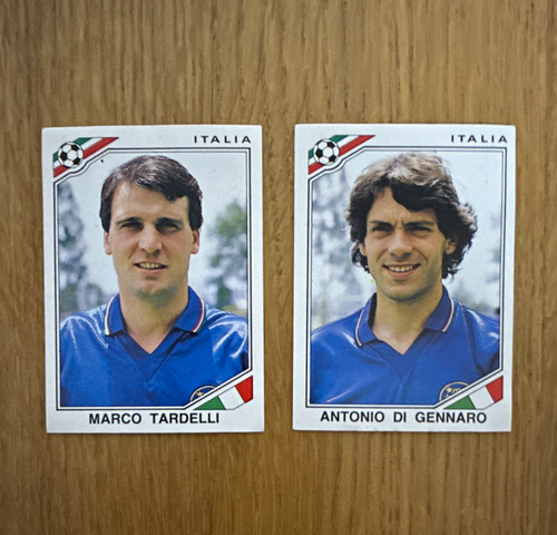 Lotto figurine calciatori