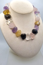 PIETRE DURE E ARGENTO COLLANA