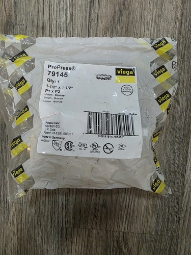 Viega proppress x - proppress, 1-1/2"