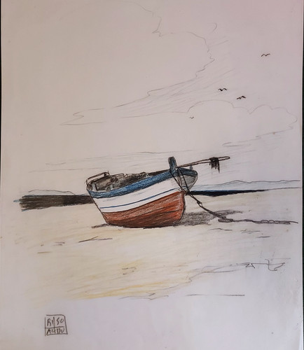 Aldo riso tecnica mista - riso., su