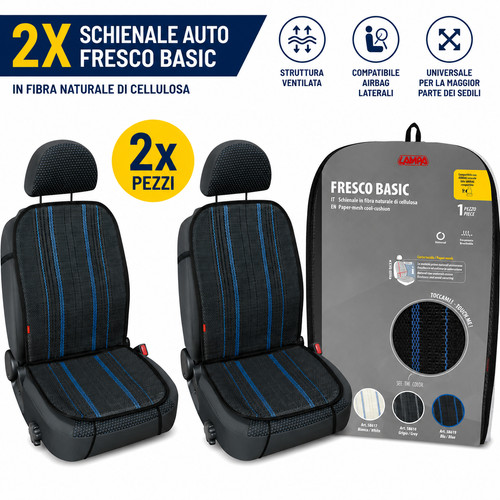Coppia coprisedile schienale - coprisedile,