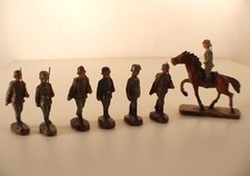 Elastolin Lotto Di 7 Soldati
