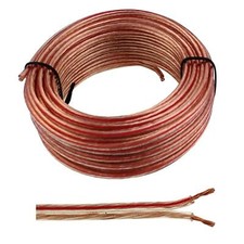 10 m cavo per altoparlanti 2 x