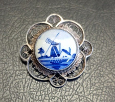 ANTICA SPILLA IN FILIGRANA CON