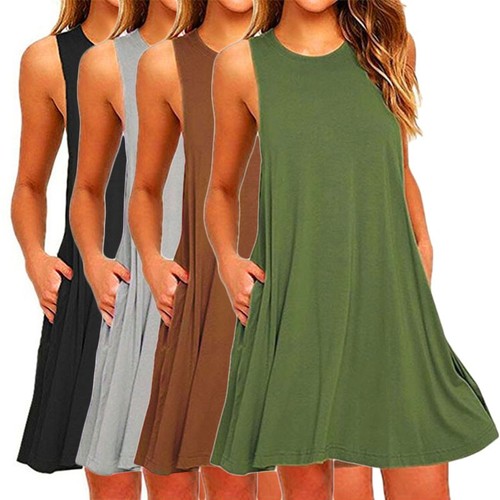 Abito line nero casual - abito,